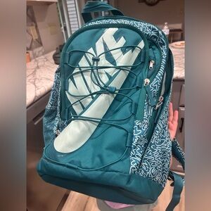 Nike Turquoise Backpack with White Accents